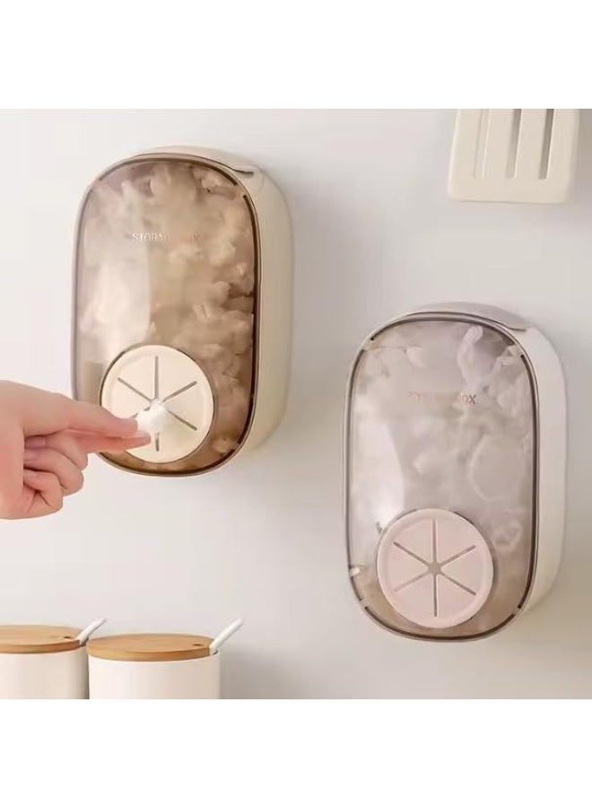 Adhesive Wall Storage Box Organizer – Clear Acrylic No-Drill Holder for Food Storage Bags, Sink Mesh Bags, Plastic Bags & Kitchen Accessories – Multi Purpose – Random Color - Image 4